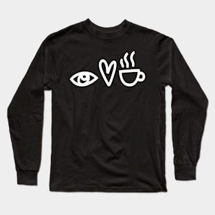 I Love Coffee Long Sleeve T-Shirt